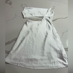 That’s so Fetch Australia white dress side cut out